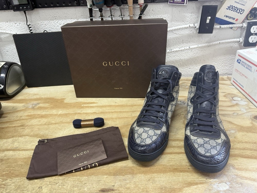 Gucci Shoes Size 14 With Box and Receipt 243827 Read Description