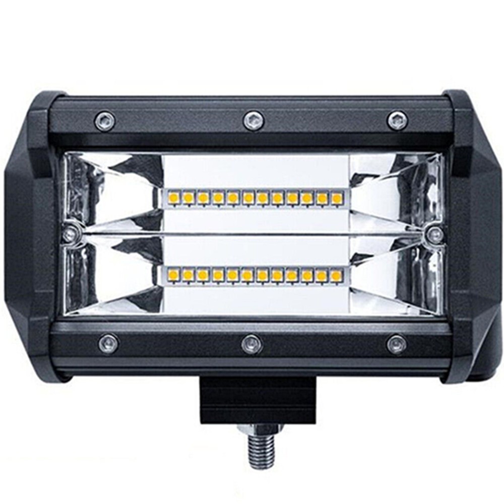 24 LED Work Light Flood Driving Lamp Car Truck Boat Offroad Aluminum Accessory