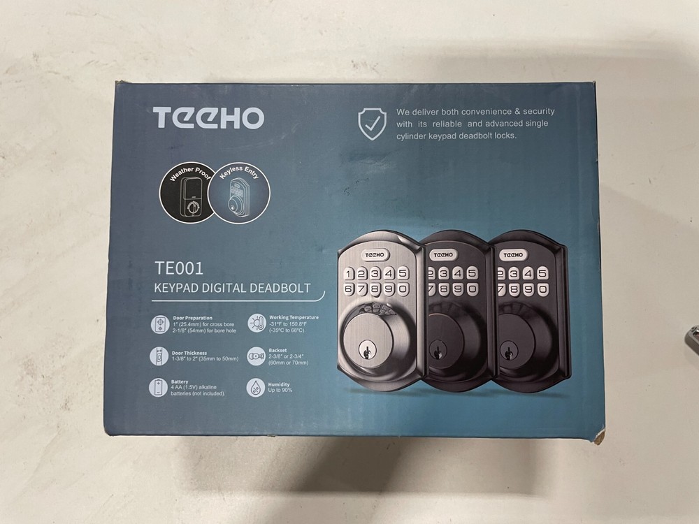 Smart Keyless Entry Door Lock with Keypad – TEEHO TE001 Deadbolt