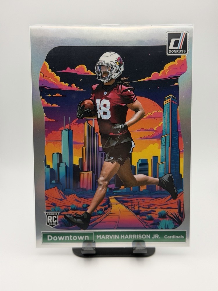 2024 Panini Donruss Marvin Harrison Jr RC Down Town #12 Cardinals Jumbo