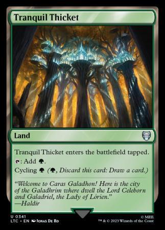 MTG The Lord of the Rings Commander - Tranquil Thicket