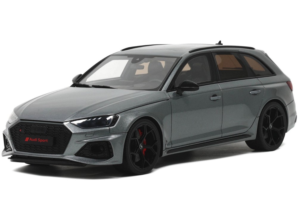 Audi Rs 4 Competition Gray 1/18 Model Car By Gt Spirit Gt456