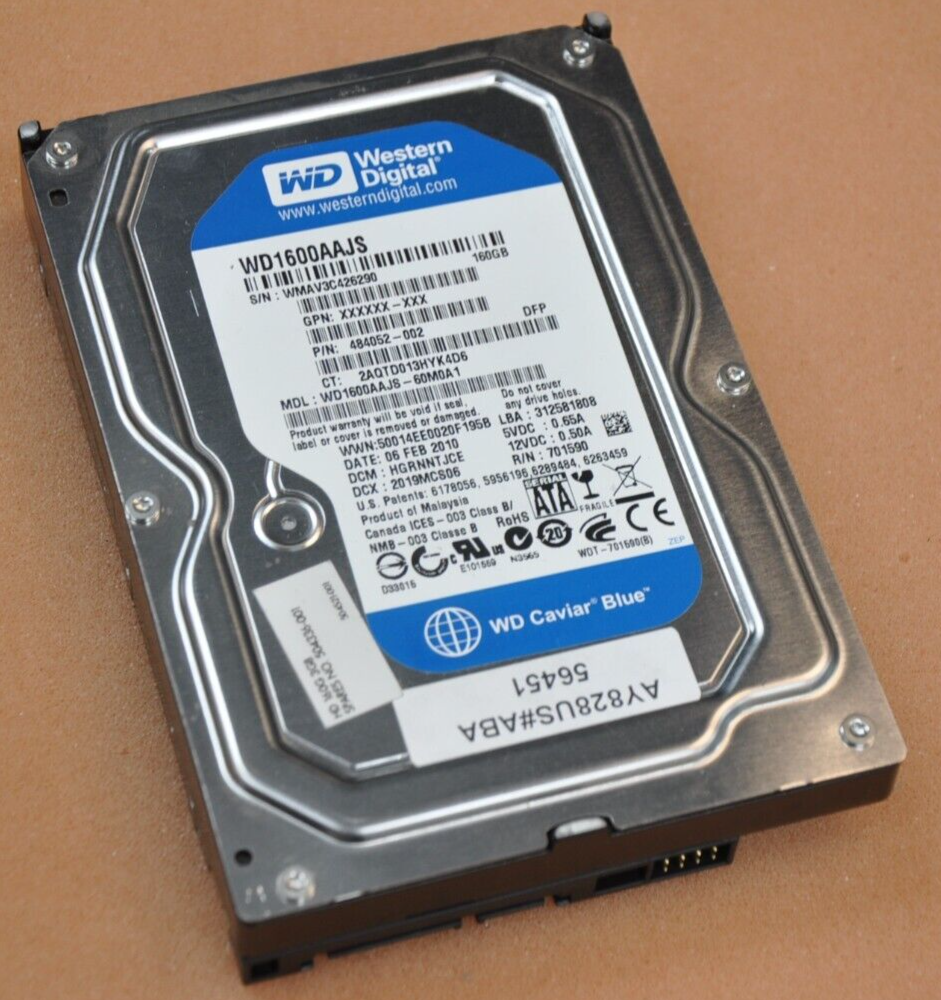 Western Digital Caviar Blue WD1600AAJS 160GB SATA II 7.2k rpm 3.5