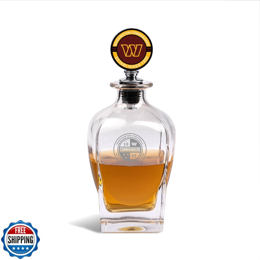 NFL Team Spirit Decanter Set by The Memory Company - Premium Officially Licensed