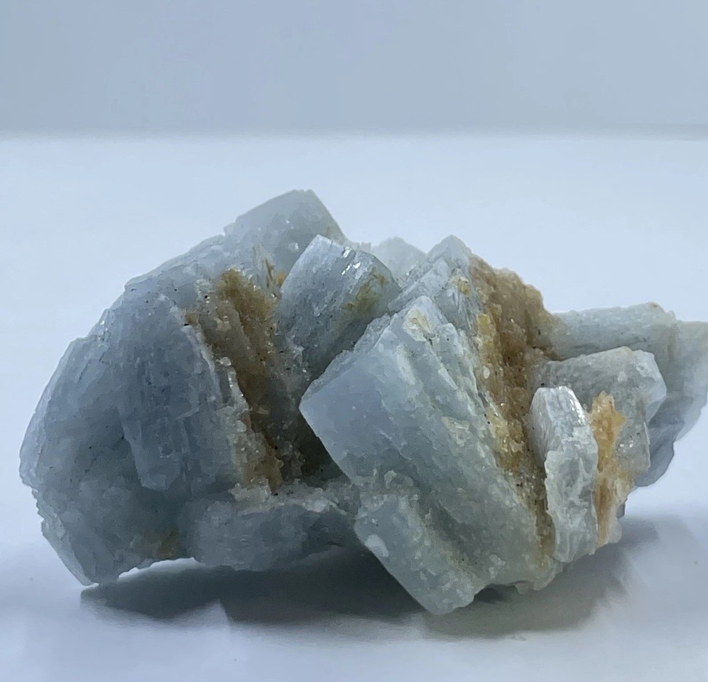 Blue Barite Crystal Cluster Mineral Specimen - Morocco