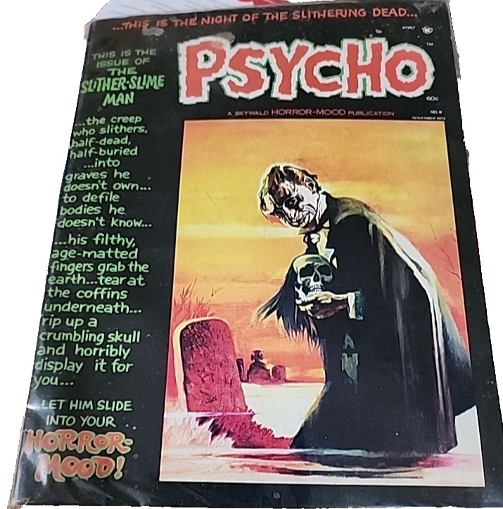 Psycho #9 (1972) Skywald Horror Magazine - Bernie Wrightson & Jeff Jones Art