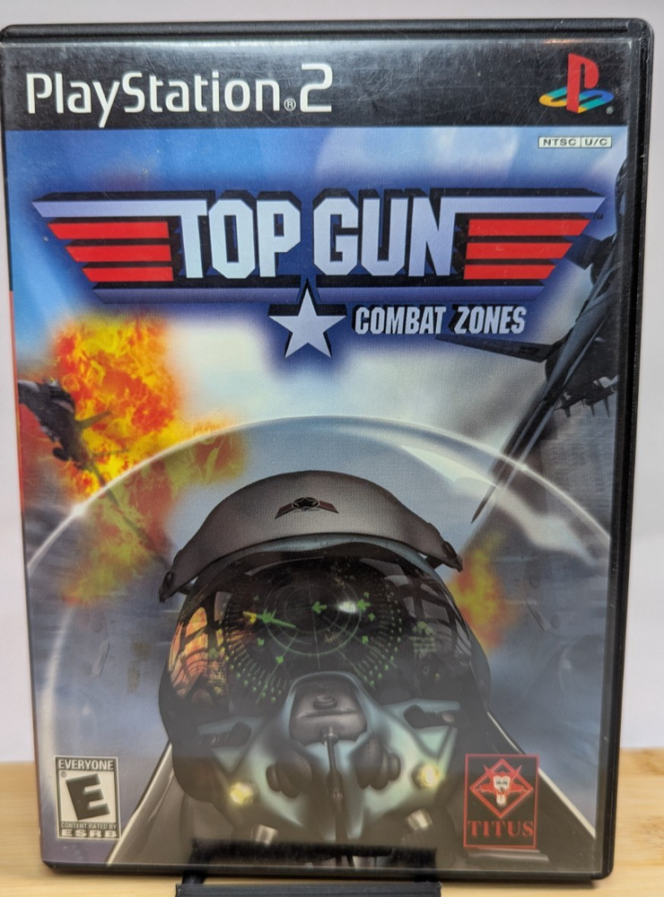 Top Gun Combat Zones - Sony PlayStation 2 CIB Tested!