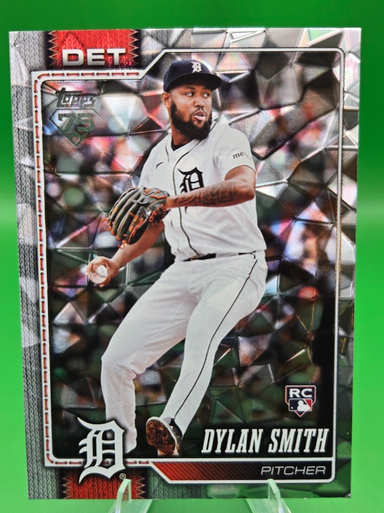 2026 Topps Series 1 Dylan Smith #13 Tigers RC Rookie Diamante Foil