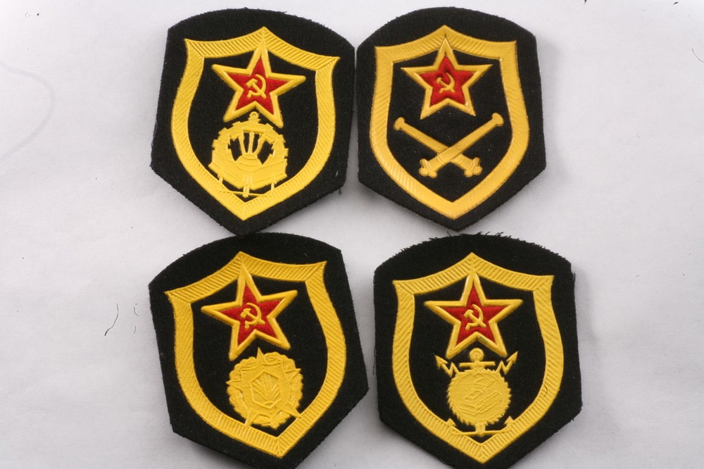 Soviet Red Army Construction Artillery Medical Chemical Engineer Patch Badge Lot