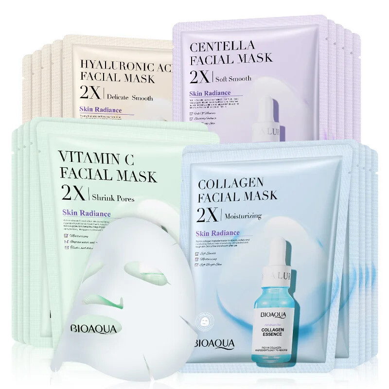 20pcs Collagen Face Mask Set for Deep Hydration & Skin Refreshment