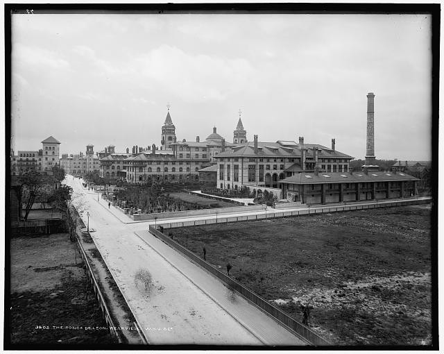 Photo:Ponce de Leon Hotel Rear View St Augustine Florida 1880s-1897