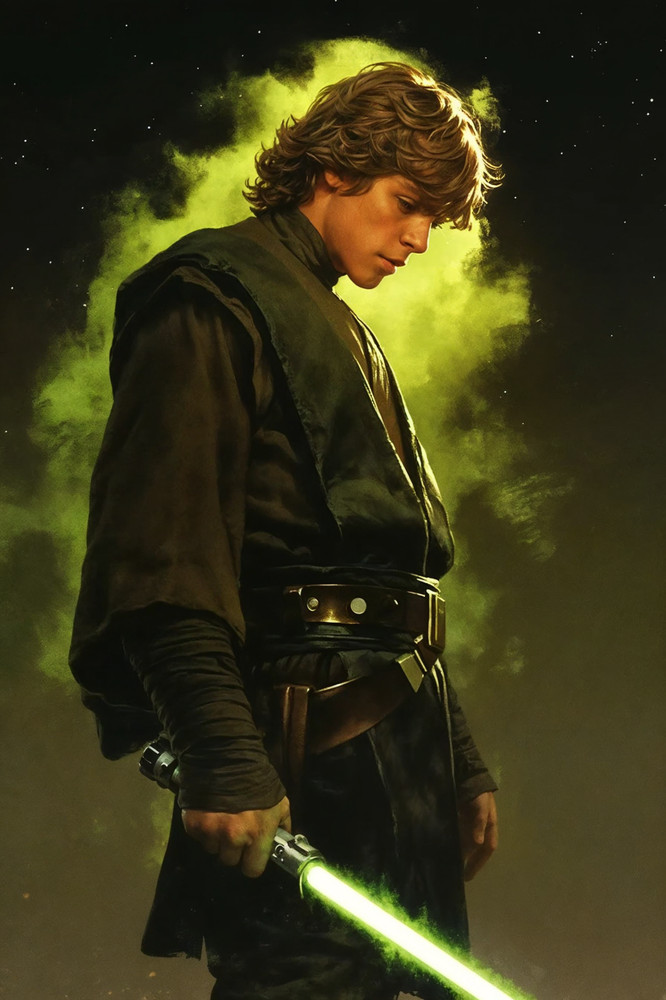 LUKE SKYWALKER Fine Art Print 13x19 Limited Edition 1/30 Star Wars