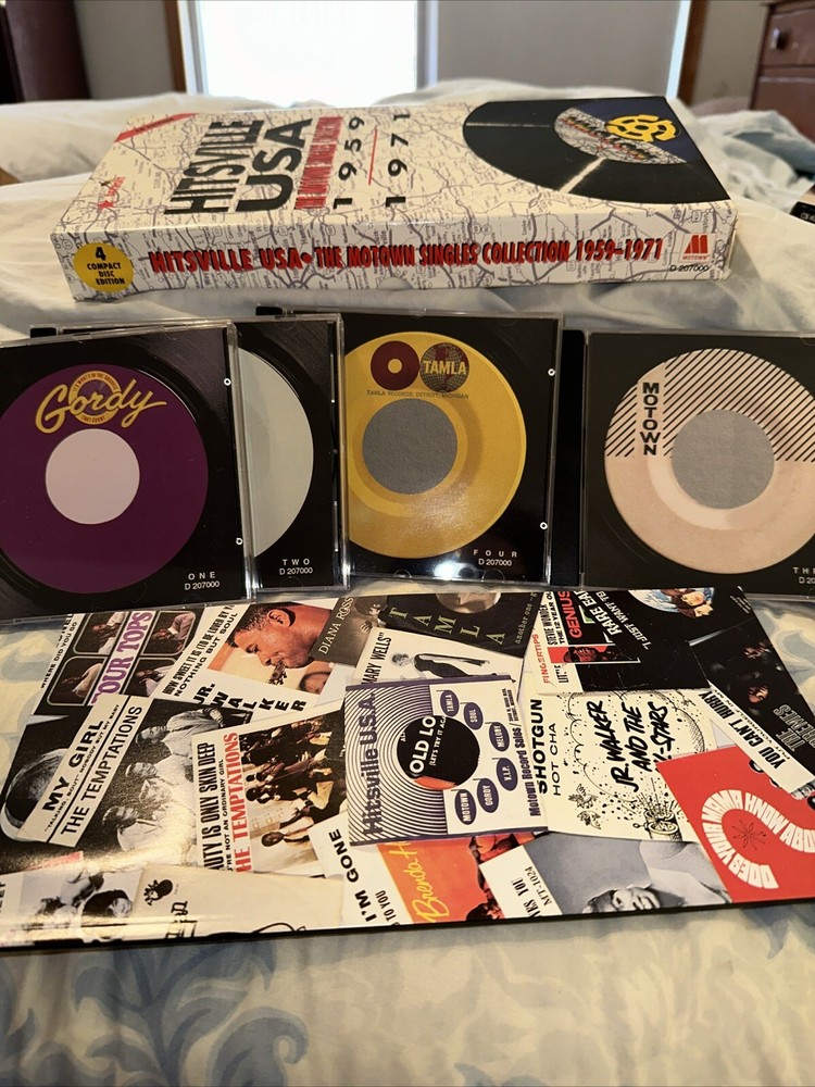 Hitsville USA Motown Singles Collection 4 CD Box Set 1959 to 1971 Rare