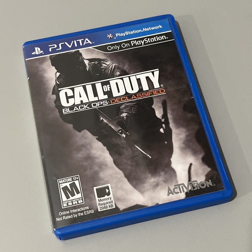Call of Duty: Black Ops Declassified Sony PlayStation Vita CIB Tested