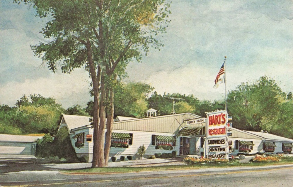 Hart's Turkey Farm Restaurant - Meredith New Hampshire NH - Postcard