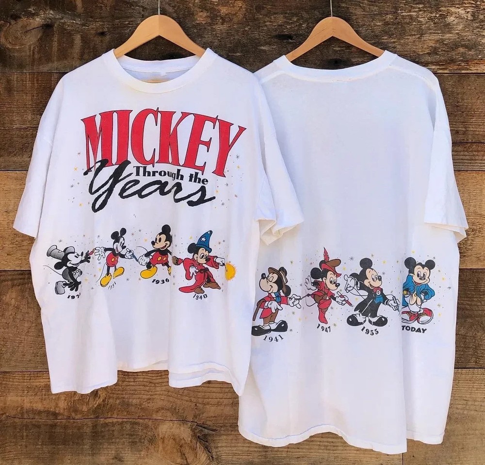 NEW Comfort Colors1990s Disney Through the Years Mickey Mouse T-Shirt Reprint