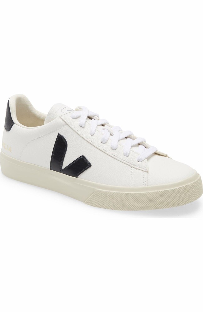 Veja Campo ChromefreeLeather - Extra White Black Size 10 (43 Euro)