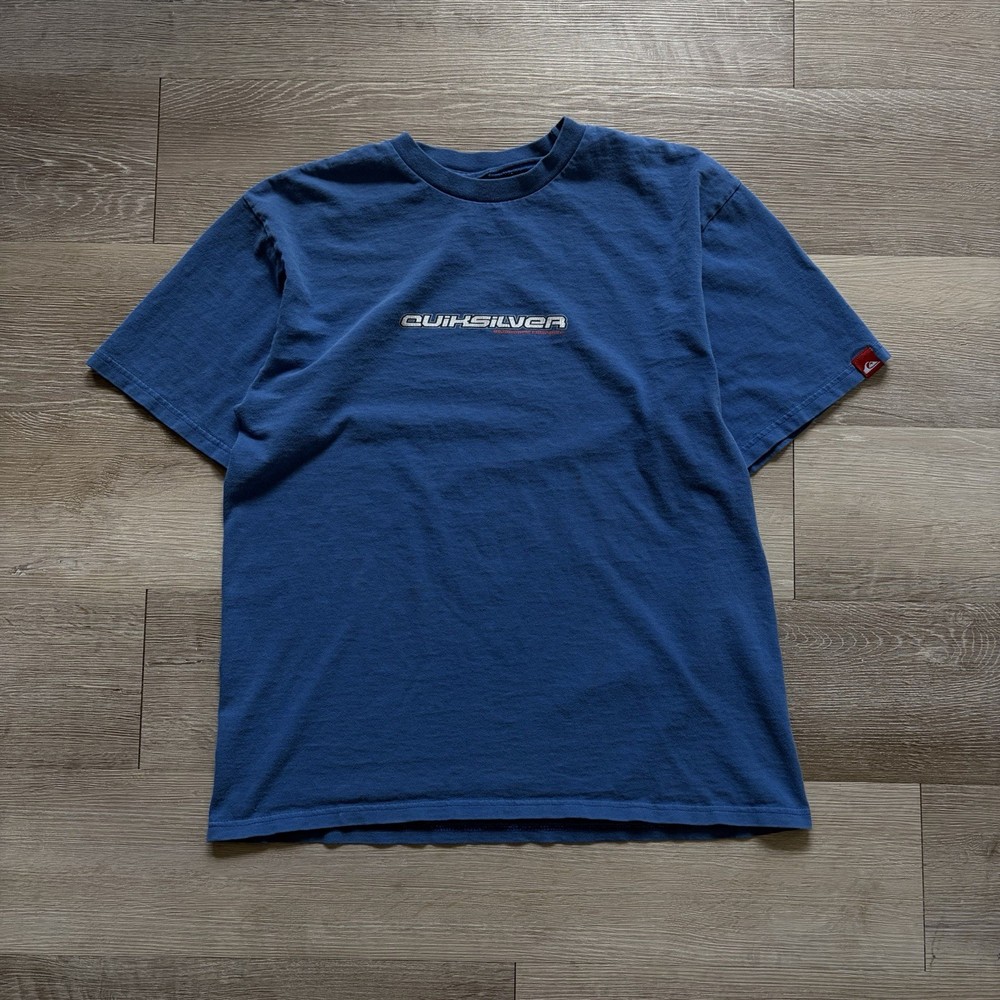 Vintage 90s Quicksilver Boardriding Company Tee Shirt Men’s Medium Surf Skate