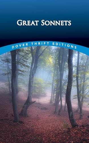 Great Sonnets (Dover Thrift Editions: - Paperback, by Paul Negri - Very Good