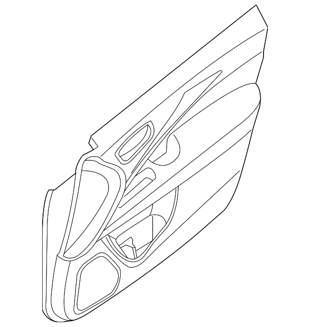 Genuine Nissan Door Trim Panel 809A0-9PR0A