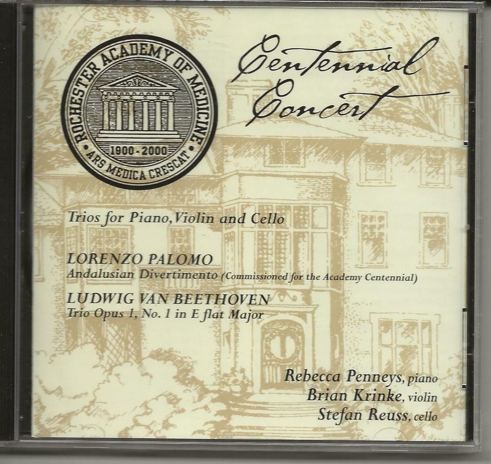 Roch. Academy of Medicine Concert CD - Rebecca Penneys;Brian Krinke;Stefan Reuss-image