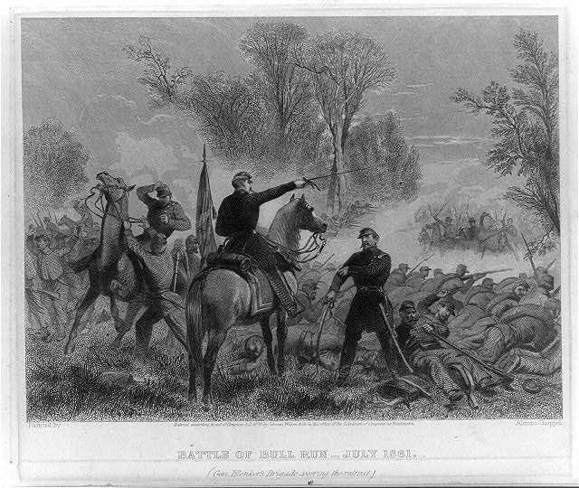 Photo:Battle of Bull Run Virginia 1861 Civil War General Blenker Charge