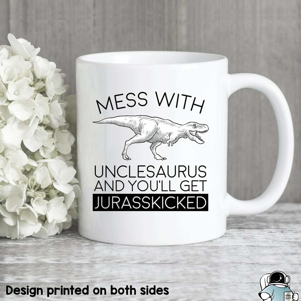 Uncle Mug Unclesaurus Jurasskicked Uncle Gift Uncle Birthday New Uncle