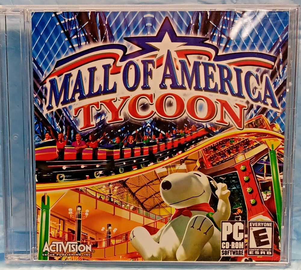 Mall of America Tycoon PC CD-ROM 2004 Activision Simulation Game Disc Only