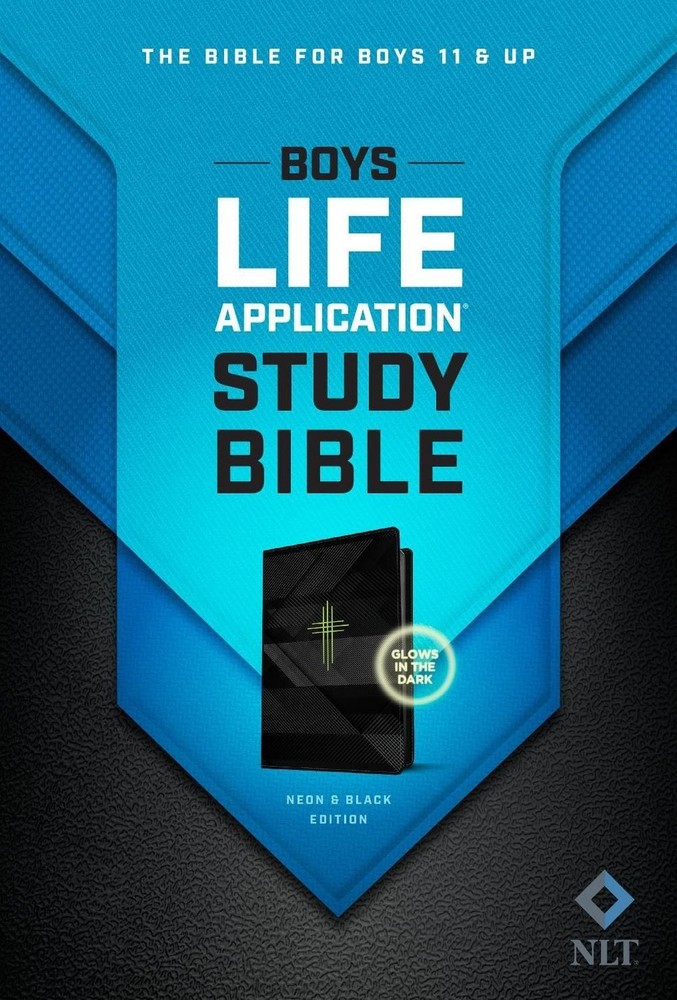 Boys Life Application Study Bible NLT, Tutone by Tyndale (English) Leather Book