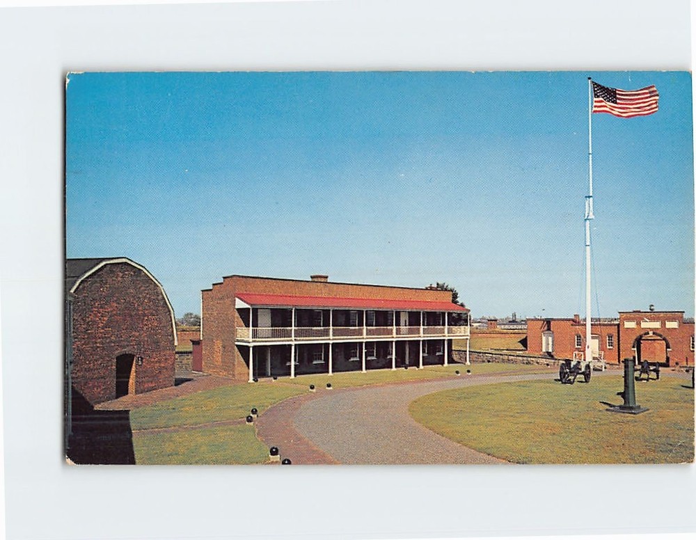 Postcard Fort McHenry National Monument Baltimore Maryland USA