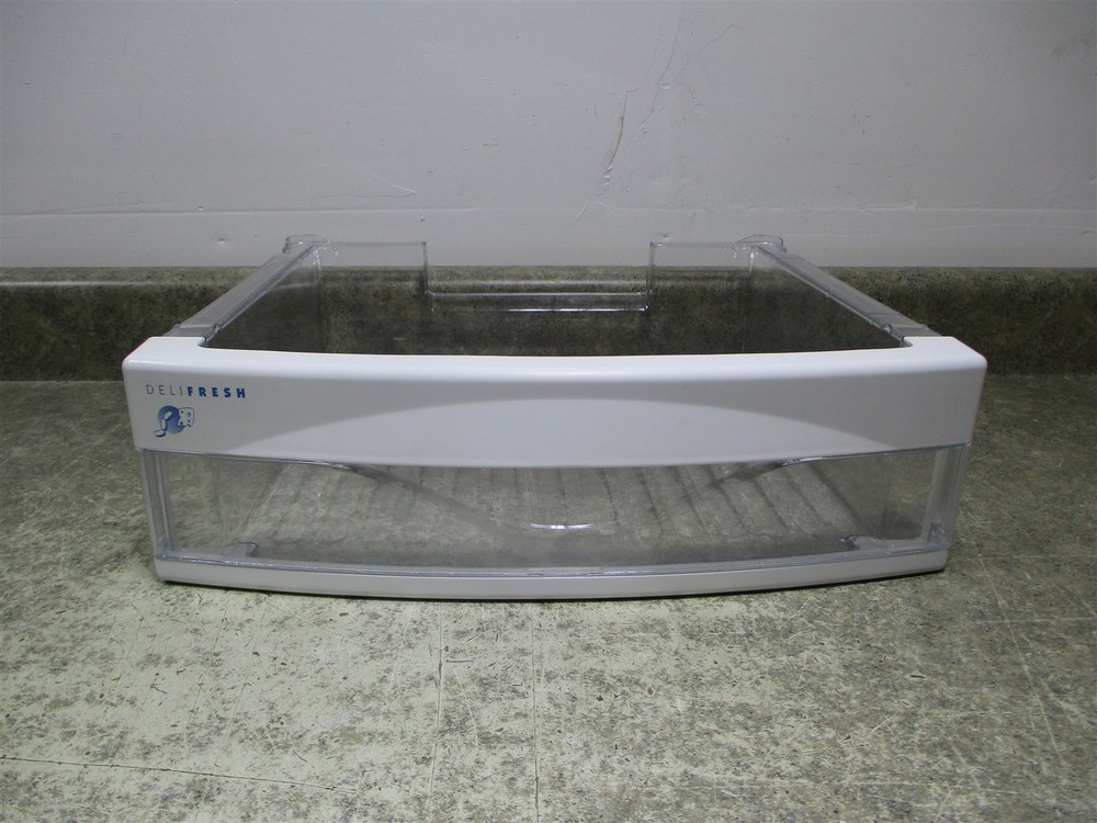 Ge Refrigerator Deli Drawer No Wheels/Scratches Part # Wr32X26198