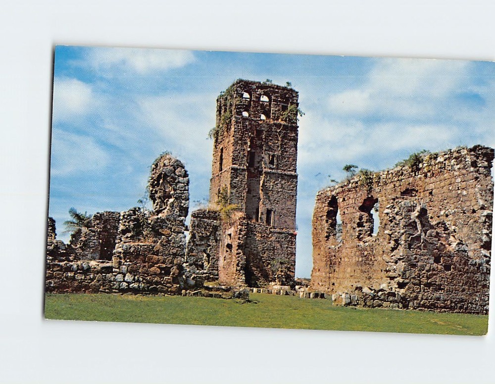 Postcard Ruins of the Cathedral Old Panama