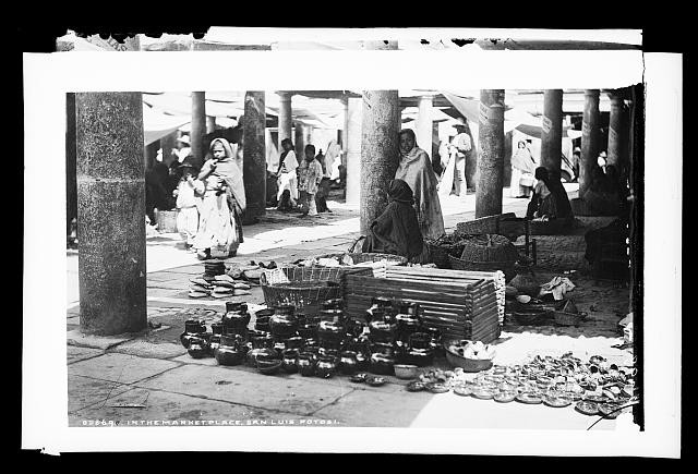 Photo:Market Place San Luis Potosi Mexico 1880s