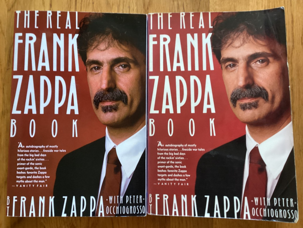 Frank Zappa Moon Unit & Dweezil Zappa Autographed 2 Memoirs 