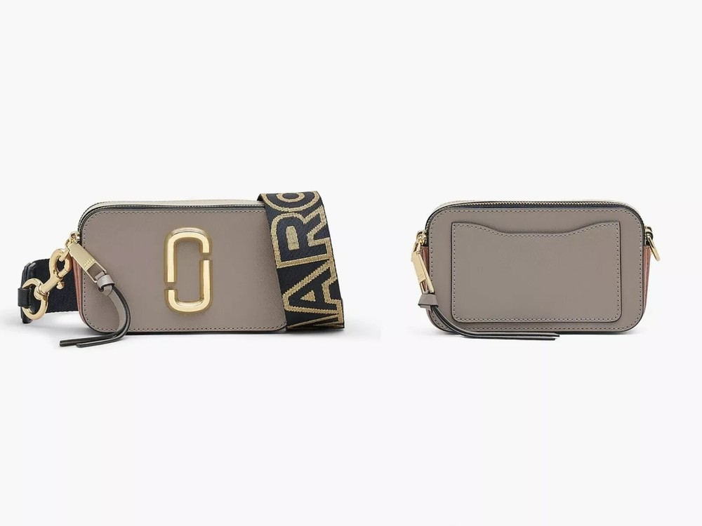 Marc Jacobs-The Snapshot small crossbody bag, Chocolate Brown Multi