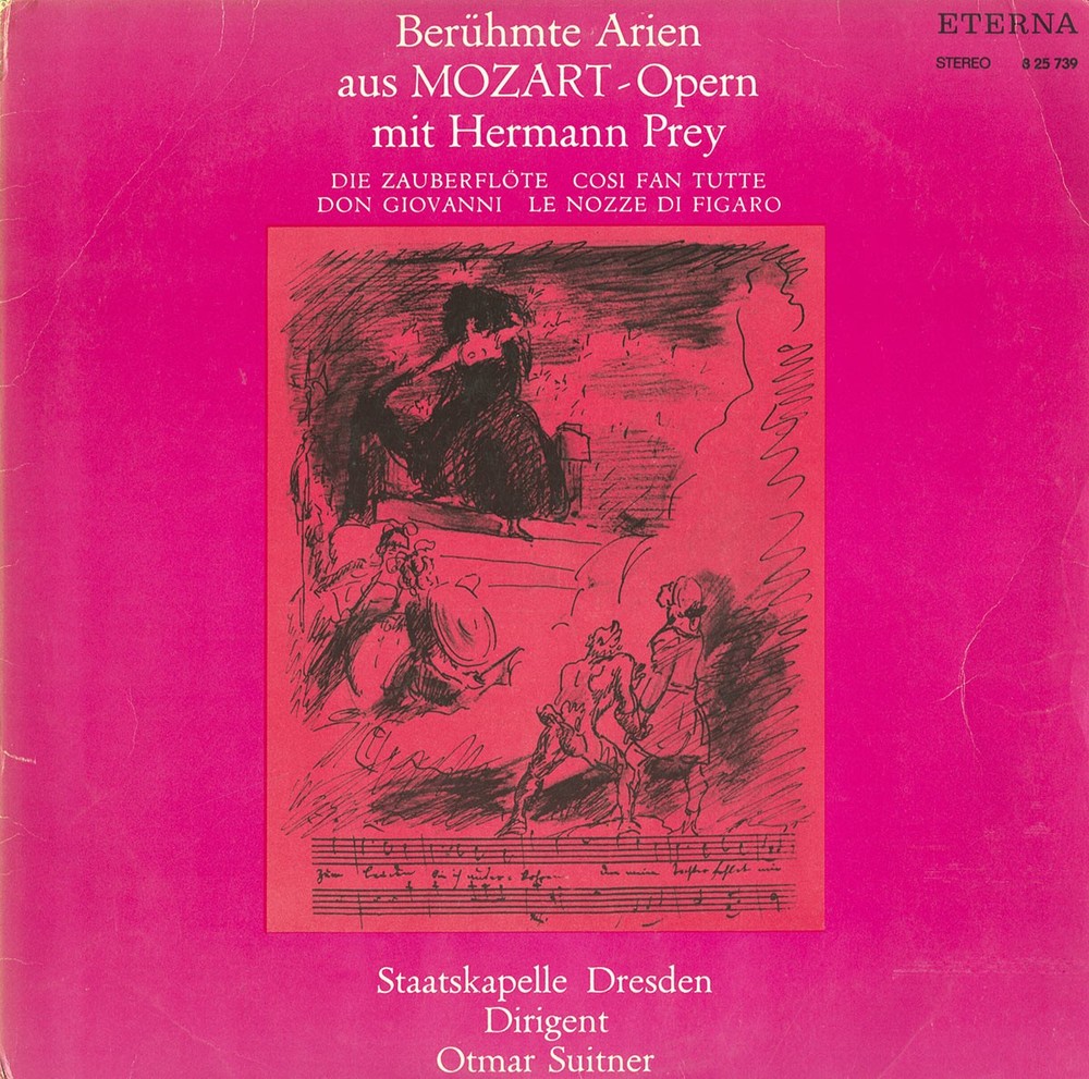 MOZART Magic Flute Cosi fan Tutte Don Giovanni PREY SUITNER Eterna BLACK/SILVER
