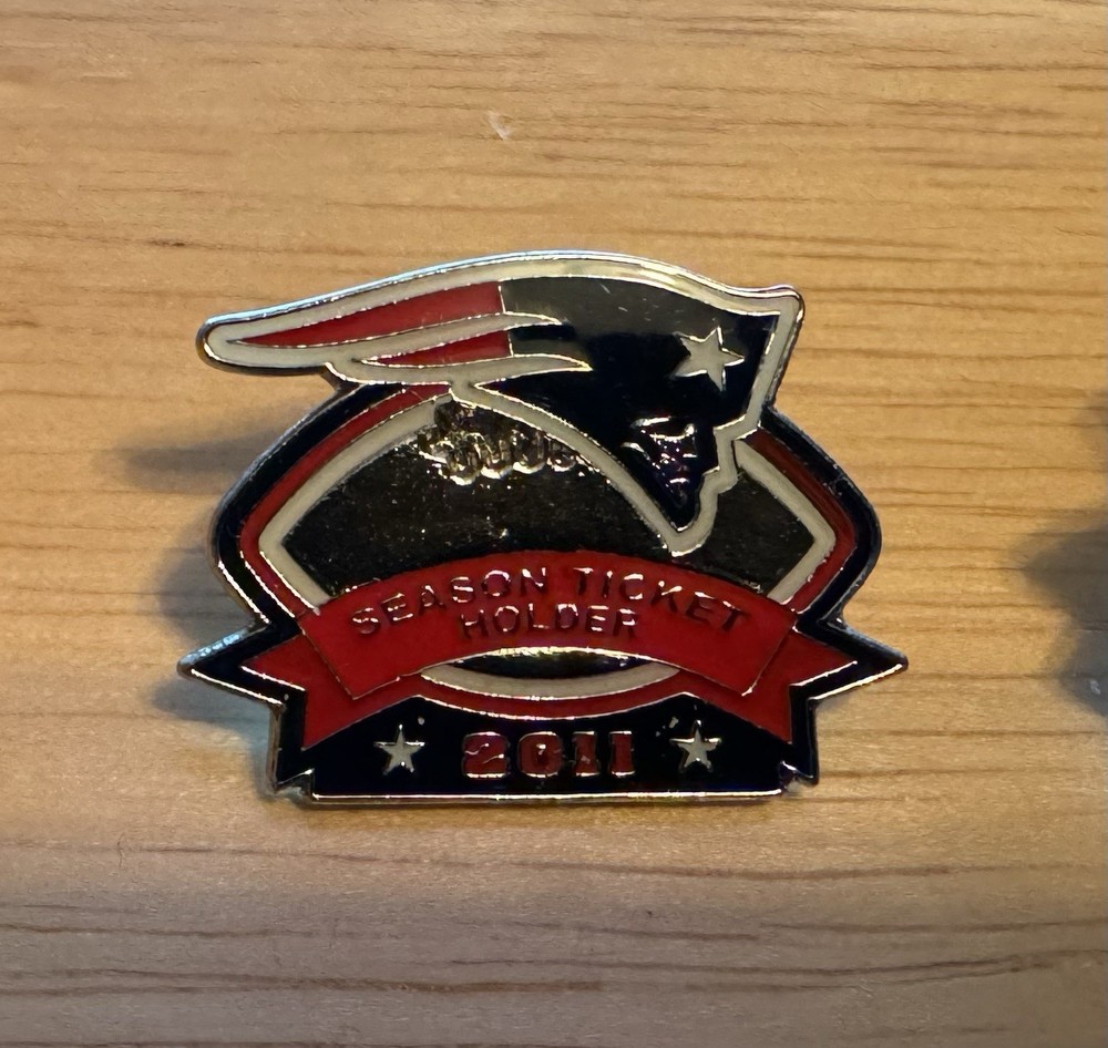 New England Patriots Season Ticket Holder 2011 Pin