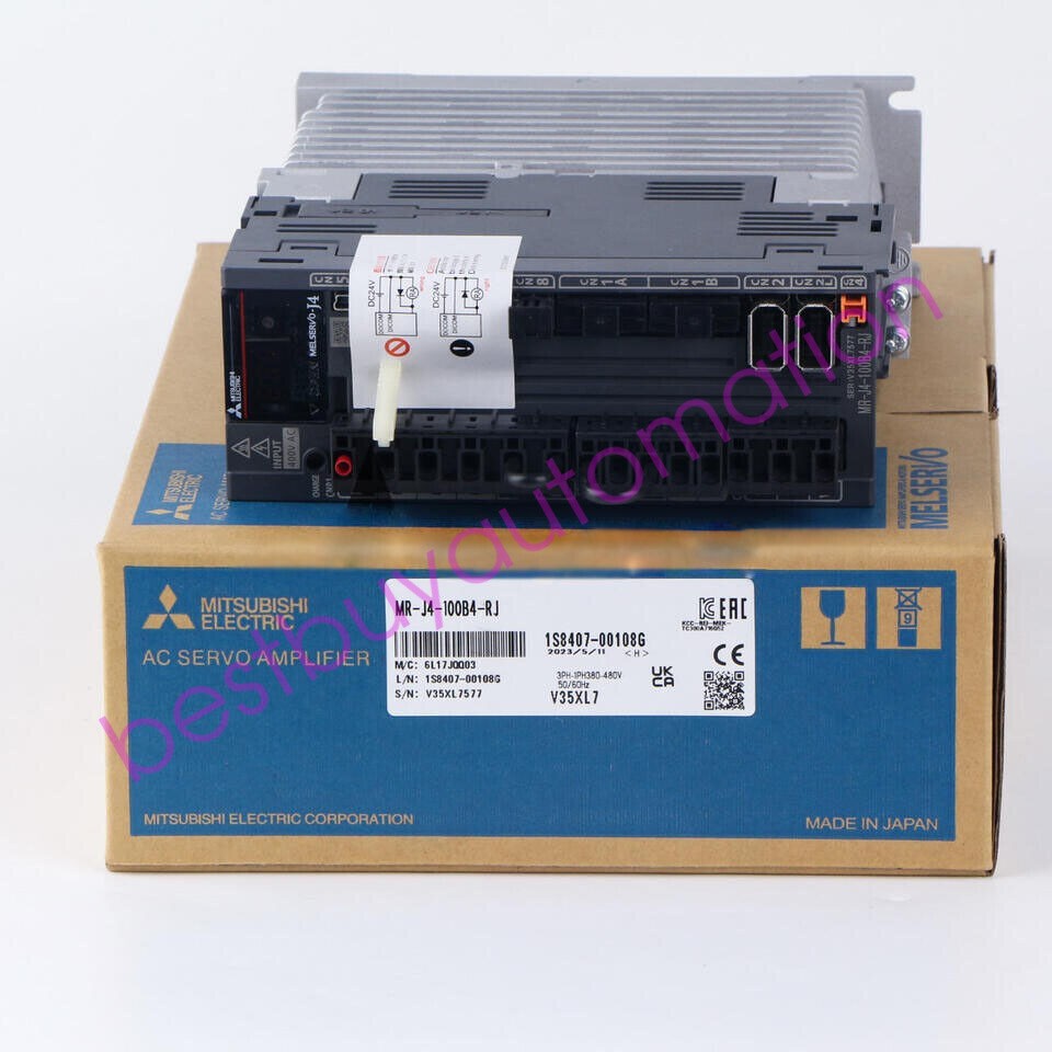 MITSUBISHI MR-J4-100B4-RJ Servo Driver MRJ4100B4 New In Box Expedited Shipping