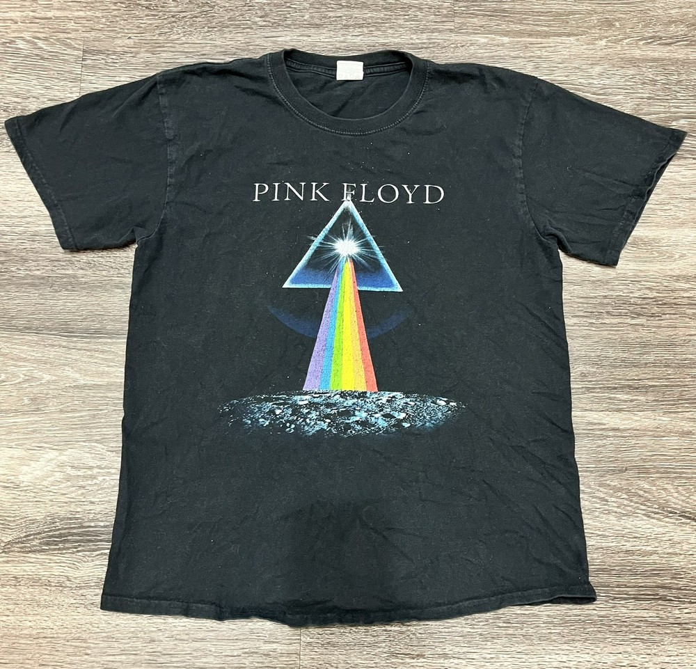 Pink Floyd ATC  T-Shirt 90s Y2K Prism Graphic Distressed Vintage M/M