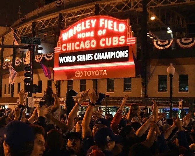 2016 World Series Chicago Cubs Wrigley Field 8x10 PHOTO PRINT