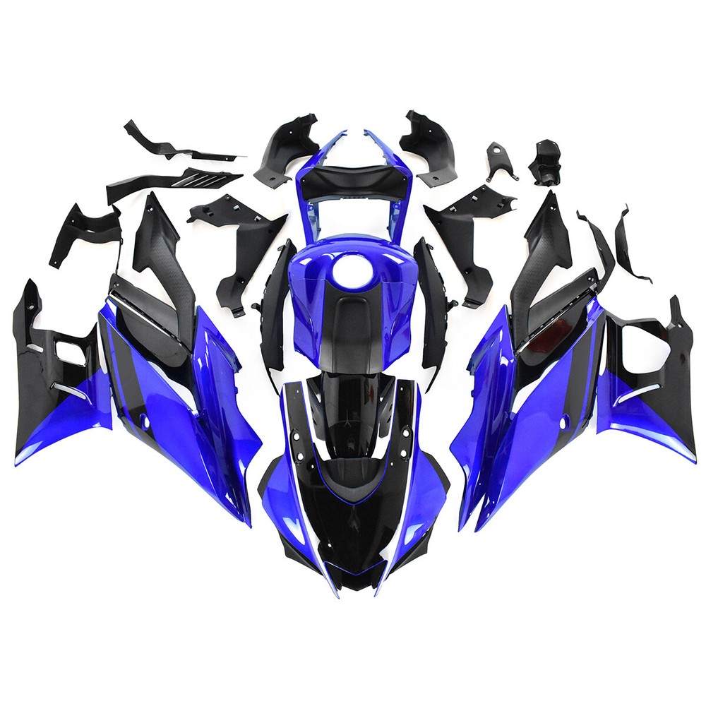 Blue Black Fairing Kit for Yamaha YZF R3 R25 2019 2020 2021 Injection Bodywork