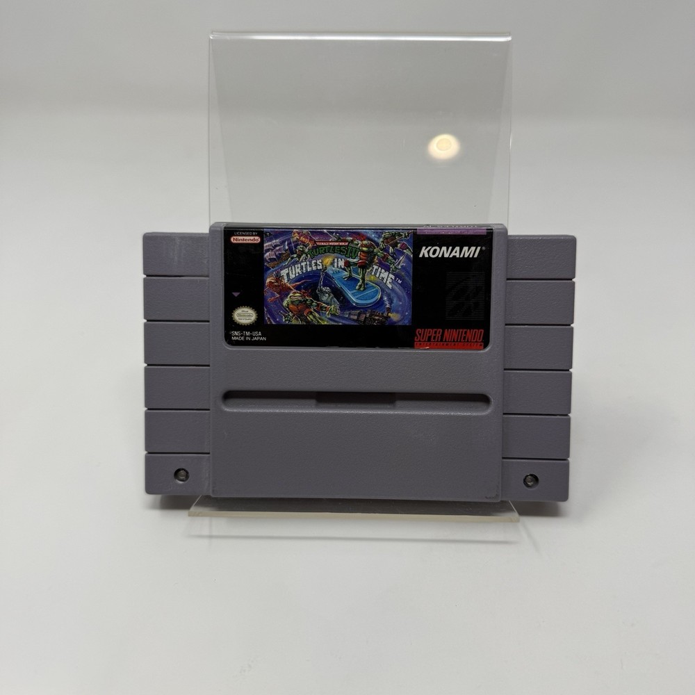 Teenage Mutant Ninja Turtles IV Turtles in Time - SNES 1992 - Authentic  Working