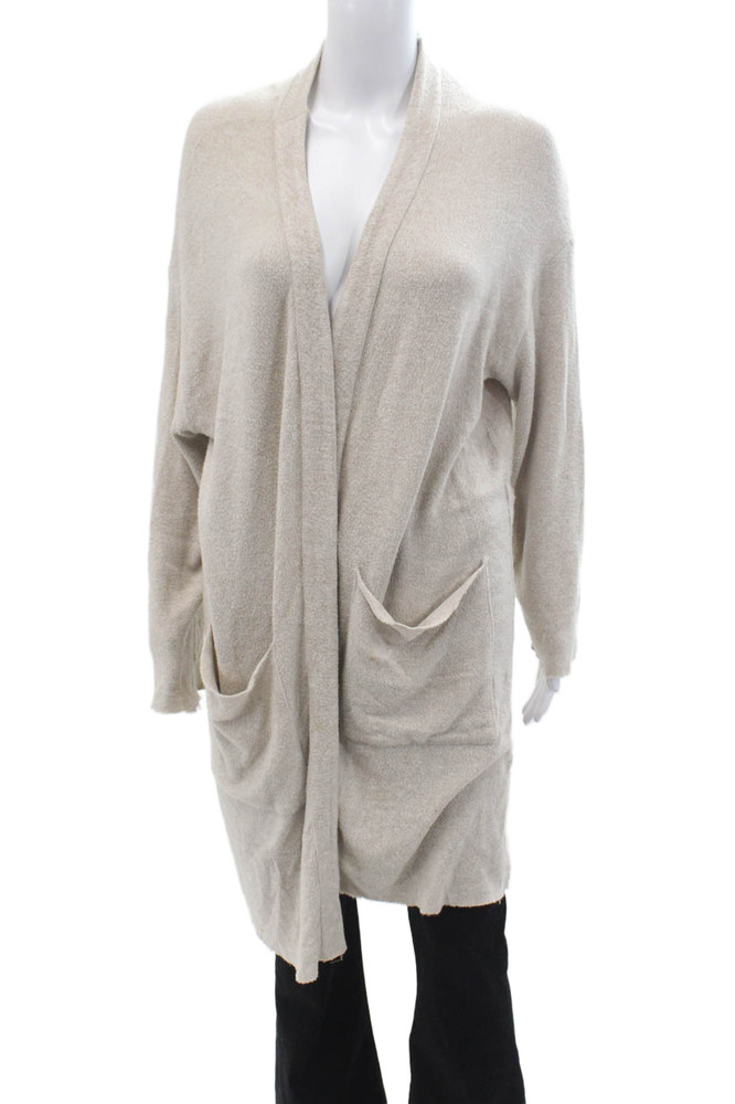 Zara Trafaluc Unisex Cardigan Beige Viscose Blend Long Sleeve Size SFree Shipping in US $100+ Orders | $6.95 Orders Below