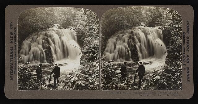 Photo:A waterfall - Vale of Glenariff,County Antrim,Ireland