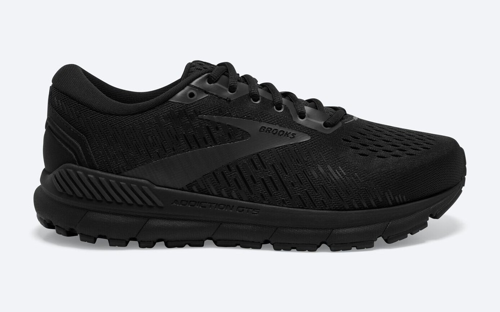 Brooks Addiction GTS 15 Wide EE Running Shoes for Men in Black US 10