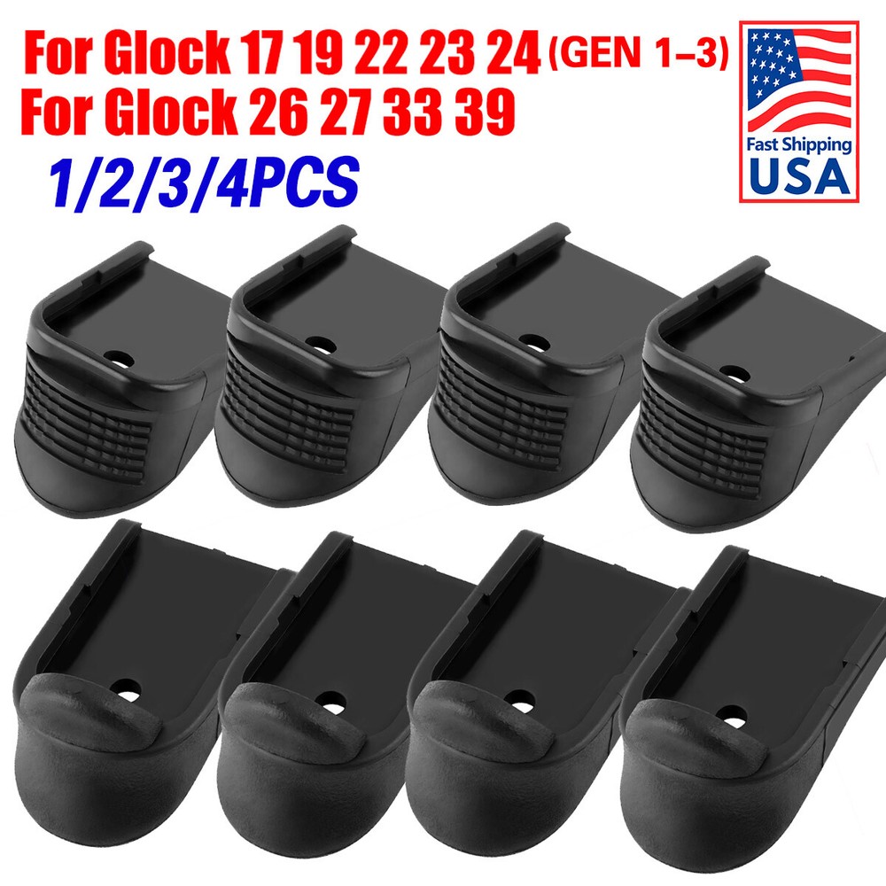 Grip Pinky Extension for Glock 26 27 33 39 & 17 19 22 23 24 GEN 1-3 - New