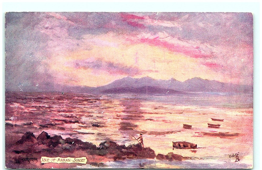 S04-3453, Isle Of Arran, Antique Tuck's Postcard