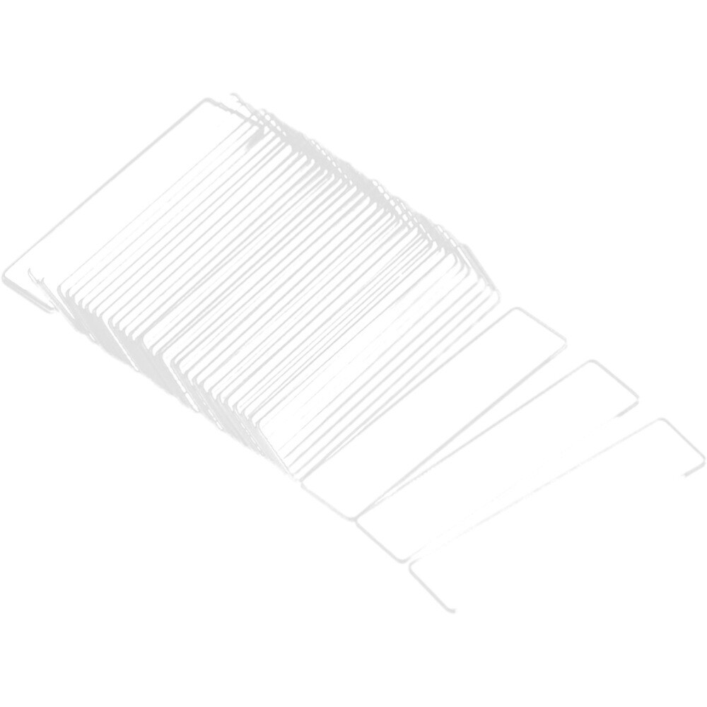 50pcs Nail Art Tips Display Stands False Nail Tips Display Strips Plastic Nail