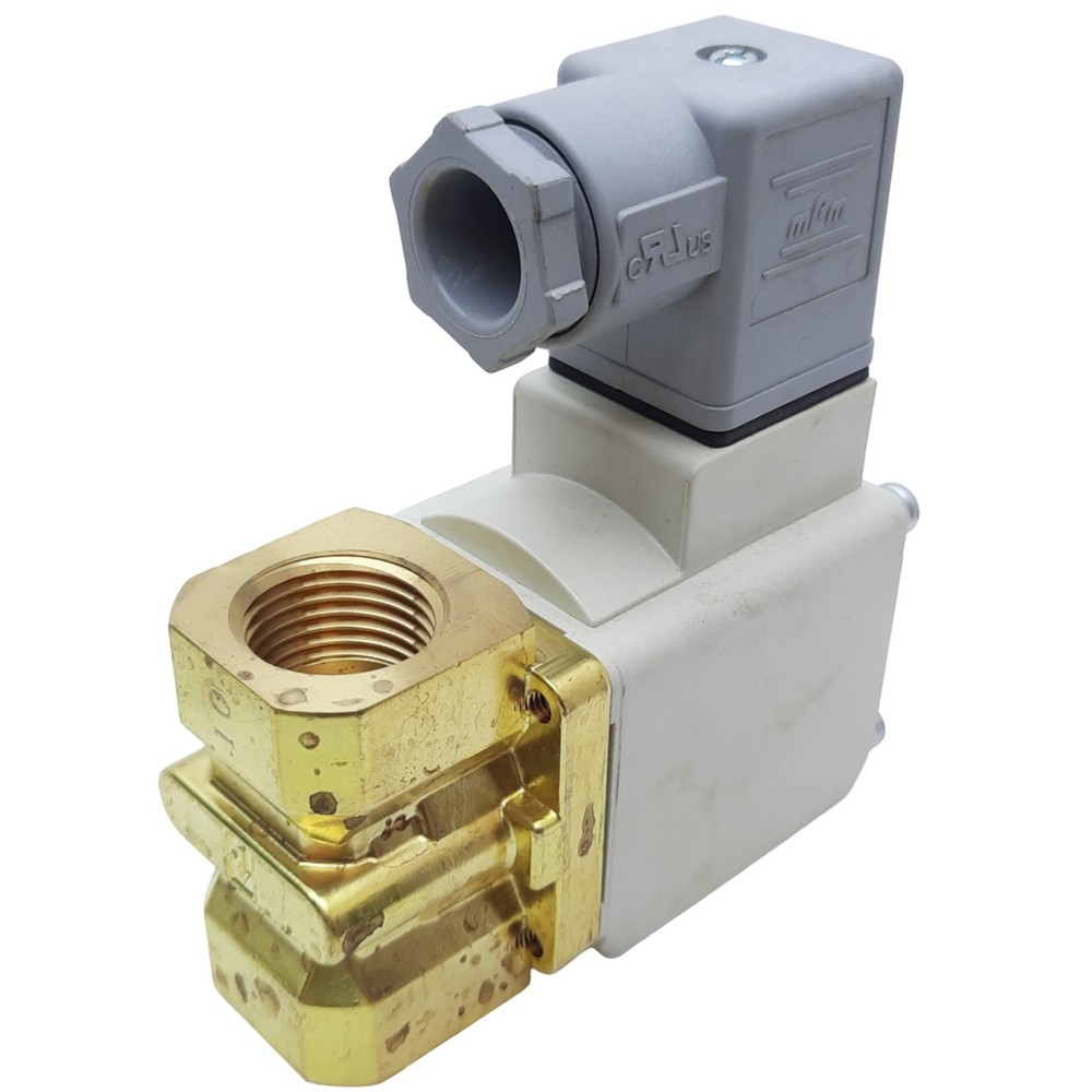 SMC VX232GG Solenoid Valve for Water, 0.1MPa, ø10mm, N.C., 1/2in Rc, 24VDC Coil