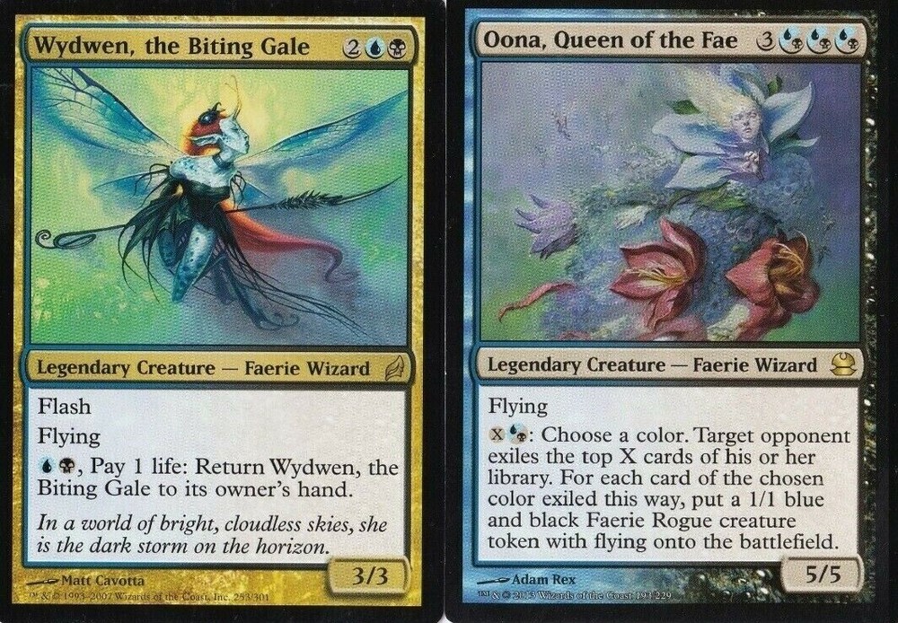 Oona Queen Faerie Blue-Black Deck - Wydwen - 60 Cards MTG Magic Gathering NM